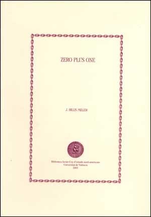 ZERO PLUS ONE | 9788437057842 | HILLS MILLER, J.