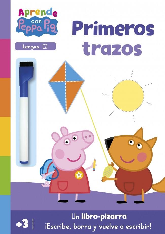 APRENDO CON PEPPA PIG. PRIMEROS TRAZOS (LIBROPIZARRA) (PEPPA PIG. PRIMEROS APRENDIZAJES) | 9788448869601 | HASBRO