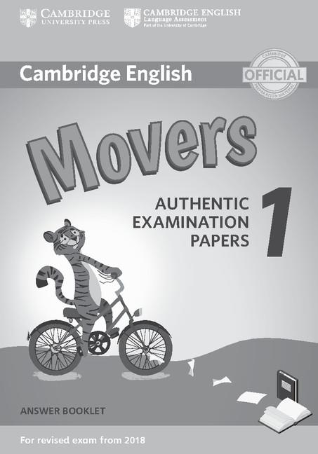CAMBRIDGE ENGLISH YOUNG LEARNERS 1 FOR REVISED EXAM FROM 2018 MOVERS ANSWER BOOKLET | 9781316635940 | CAMBRIDGE ENGLISH LANGUAGE ASSESSMENT