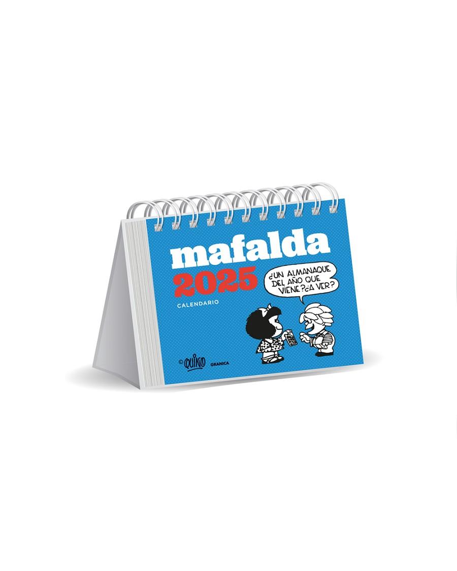 CALENDARIO 2025 MAFALDA ESCRITORIO TURQUESA | 9786316544384 | QUINO