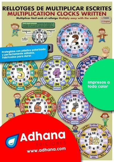 PÒSTER ADHANA RELLOTGES DE MULTIPLICAR | 8436005170820