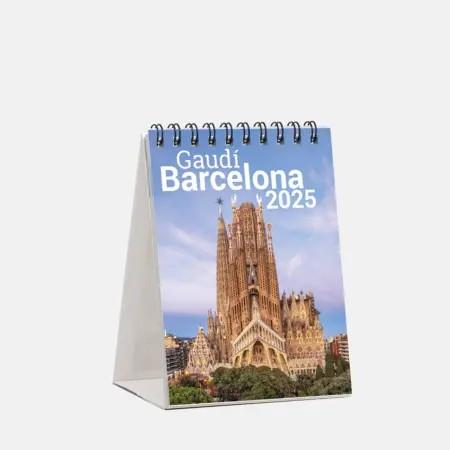 CALENDARI 2025 SOBRETAULA MINI (9X12 CM) GAUDÍ-2 (S. FAMILIA) | 8424455250889