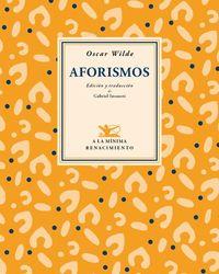 AFORISMOS (WILDE) | 9788484725336 | WILDE, OSCAR