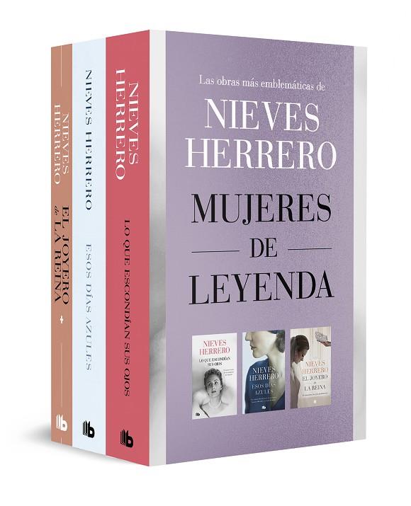 MUJERES DE LEYENDA (LO QUE ESCONDÍAN SUS OJOS | ESOS DÍAS AZULES | EL JOYERO DE LA REINA) (PACK) | 9788413149899 | HERRERO, NIEVES