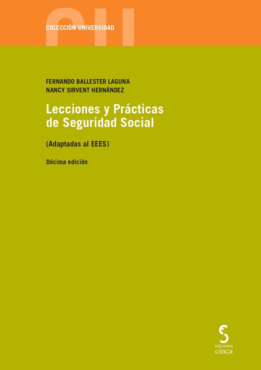 LECCIONES Y PRÁCTICAS DE SEGURIDAD SOCIAL (10ª ED.) | 9788418433528 | BALLESTER LAGUNA, FERNANDO / SIRVENT HERNÁNDEZ, NANCY