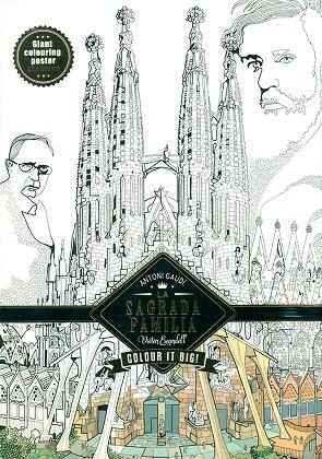 POSTER BARCELONA SAGRADA FAMILIA GAUDI (COLOREAR) | 9788416504138