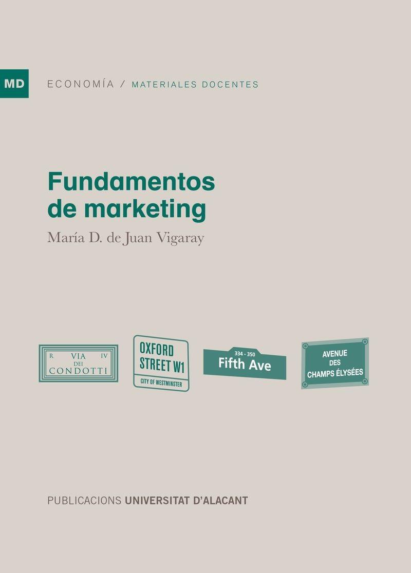 FUNDAMENTOS DE MARKETING | 9788497175135 | DE JUAN VIGARAY, MARÍA DOLORES