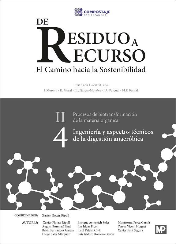 INGENIERÍA Y ASPECTOS TÉCNICOS DE LA DIGESTIÓN ANAERÓBICA II.4 | 9788484766292 | RED ESPAÑOLA DE COMPOSTAJE