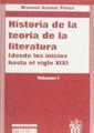 HISTORIA DE LA TEORÍA DE LA LITERATURA I. DESDE LOS INICIOS HASTA EL SIGLO XIX | 9788480027120 | ASENSI PÉREZ, MANUEL