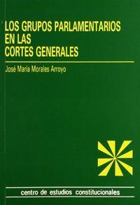 GRUPOS PARLAMENTARIOS EN LAS CORTES GENERALES, LOS | 9788425908514 | MORALES, JOSE MARIA