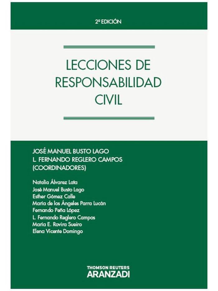 LECCIONES DE RESPONSABILIDAD CIVIL | 9788490140819 | BUSTO LAGO, JOSE MANUEL