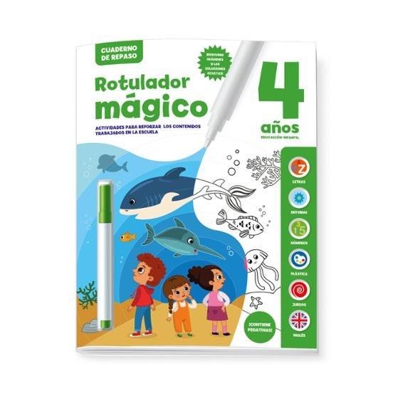 CUADERNO DE REPASO 4 AÑOS CON ACTIVIDADES COLORMAGIC | 9788410133471 | IMAGILAND