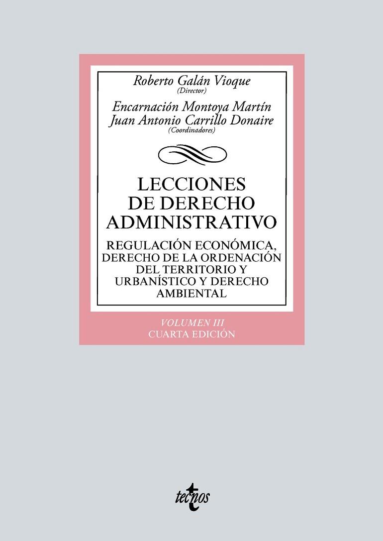 LECCIONES DE DERECHO ADMINISTRATIVO | 9788430992003 | GALÁN VIOQUE, ROBERTO / MONTOYA, ENCARNACIÓN / CARRILLO DONAIRE, JUAN ANTONIO / BAREA GALLARDO, PED