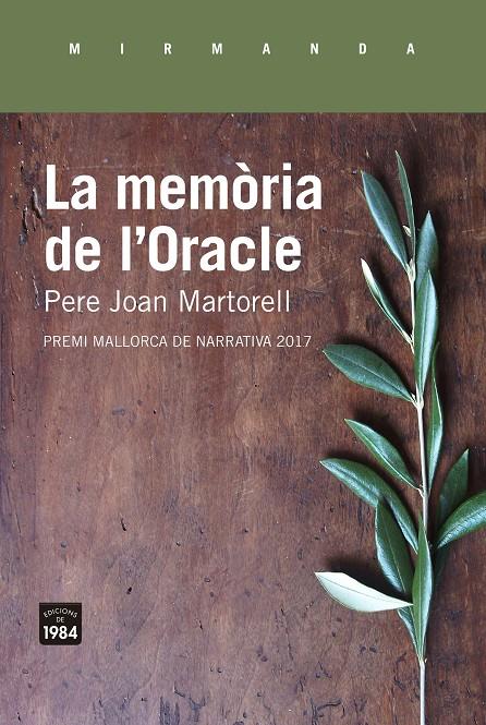 MEMÒRIA DE L'ORACLE, LA | 9788416987375 | MARTORELL, PERE JOAN