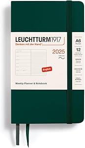 AGENDA SV+ N 2025 LINIES TB A6 FOREST GREEN | 4004117652059