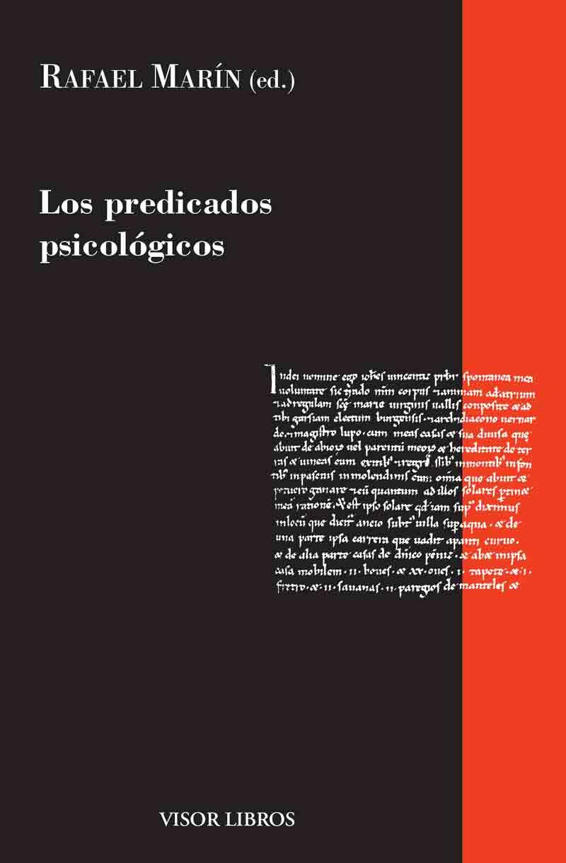 PREDICADOS PSICOLÓGICOS, LOS | 9788498956900 | MARÍN, RAFAEL