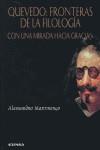 QUEVEDO, FRONTERAS DE LA FILOLOGÍA | 9788431324131 | MARTINENGO, ALESSANDRO