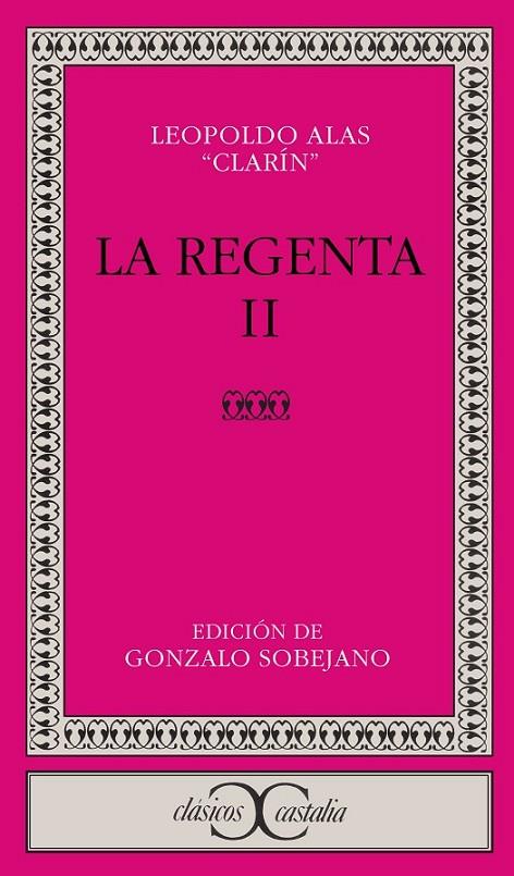 REGENTA, II, LA | 9788470393853 | ALAS CLARÍN, LEOPOLDO