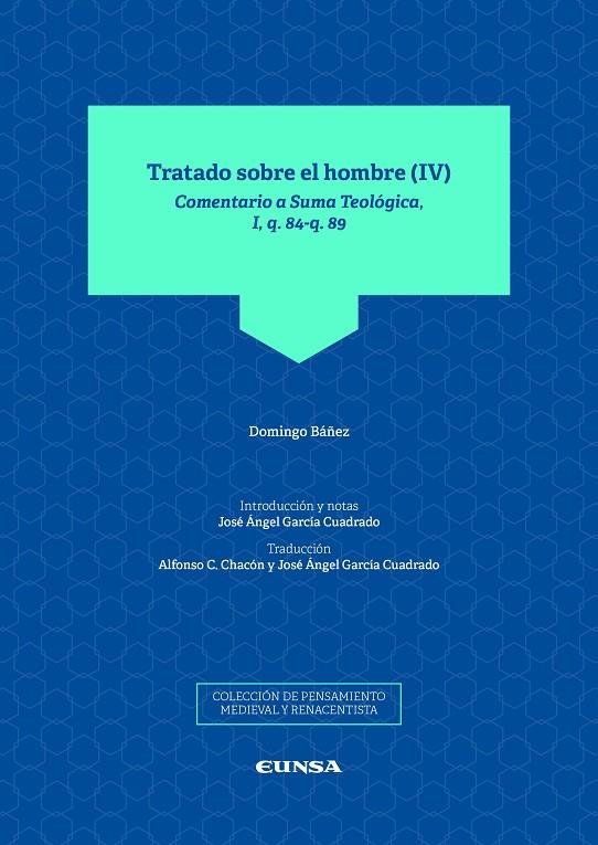 TRATADO SOBRE EL HOMBRE, IV | 9788431339760 | GARCÍA CUADRADO, JOSÉ ÁNGEL