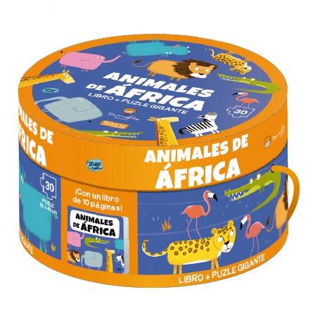 PUZZLE LOS ANIMALES DE AFRICA. CAJAS REDONDAS | 9788418127489 | M. GAULE
