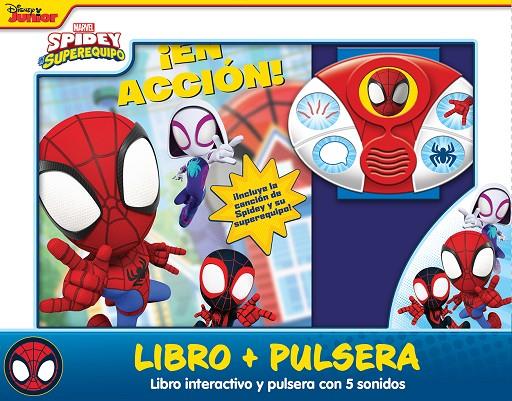 EN ACCIÓN. LIBRO INTERACTIVO Y PULSERA CON SONIDOS SPIDEY WSBS | 9781503771499 | SPIDERMAN