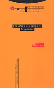 FILOSOFIA DEL LENGUAJE II PRAGMATICA | 9788481643336 | DASCAL, MARCELO