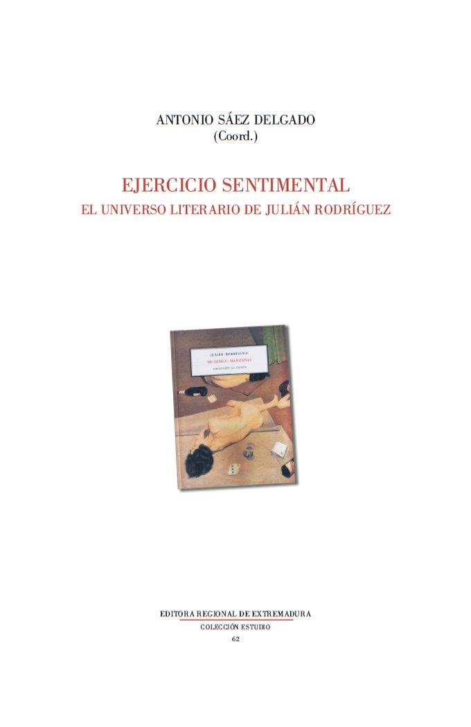 EJERCICIO SENTIMENTAL. EL UNIVERSO LITERARIO DE JULIÁN ROD | 9788498527070 | SAEZ DELGADO, ANTONIO