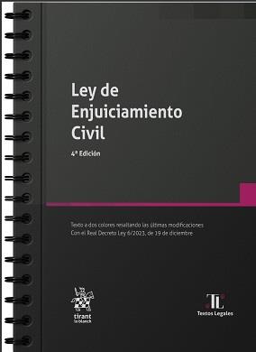 LEY DE ENJUICIAMIENTO CIVIL 4ª EDICIÓN 2024 | 9788410565920 | MONTERO AROCA, JUAN / CALDERÓN CUADRADO, M.ª PÍA