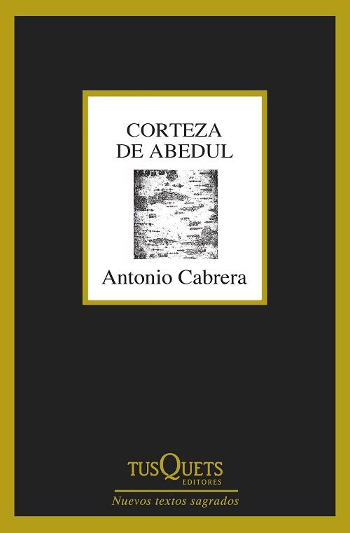 CORTEZA DE ABEDUL | 9788490662892 | CABRERA, ANTONIO